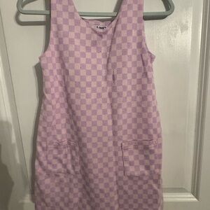 Old Navy Lavender Checkered Dress